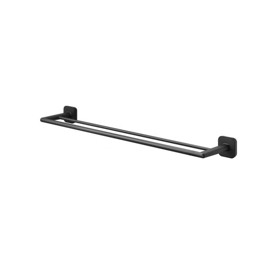 Tiger Carv Handdoekrek Dubbel 65,2 Cm Zwart