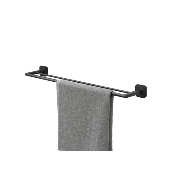 Tiger Carv Handdoekrek Dubbel 65,2 Cm Zwart