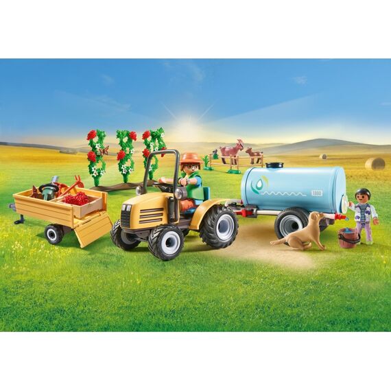 Playmobil 71442 Tractor Met Aanhanger En Watertank