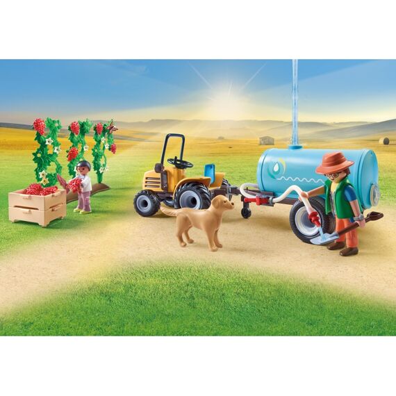 Playmobil 71442 Tractor Met Aanhanger En Watertank