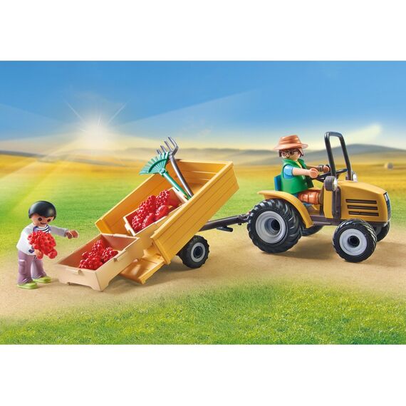 Playmobil 71442 Tractor Met Aanhanger En Watertank