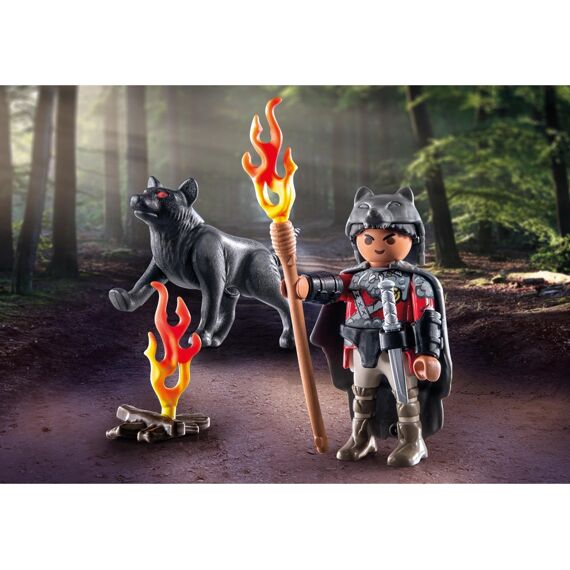 Playmobil 71482 Krijger Met Wolf