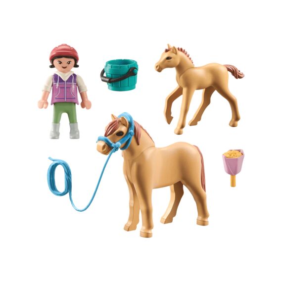 Playmobil 71498 Kind Met Pony En Veulen