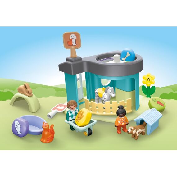 Playmobil 71690 1.2.3 Dierenpension Met Voerautomaat