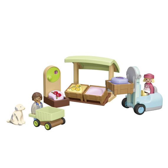 Playmobil 71691 1.2.3 Biologische Marktkraam & Heftruck