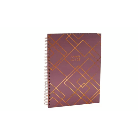 Planner 29X21Cm Spiraal Lovi Paars