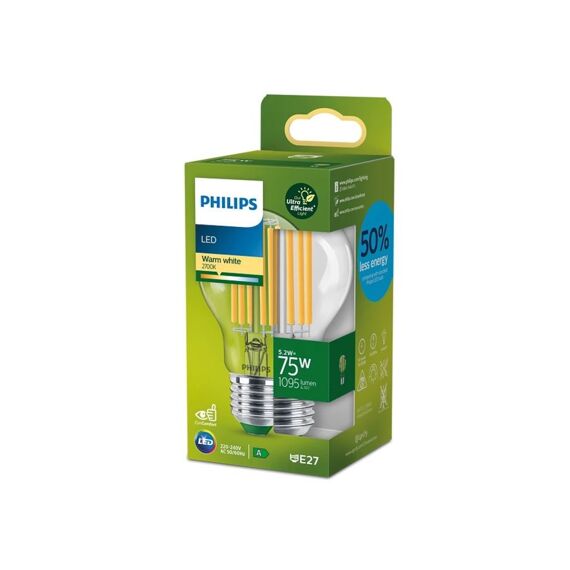 Philips Lamp Led Cla 75W A60 E27 2700K