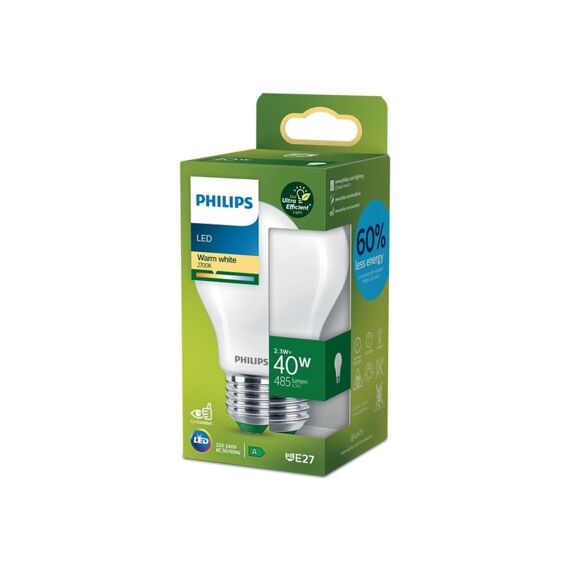 Philips Lamp Led Cla 40W A60 E27 2700K