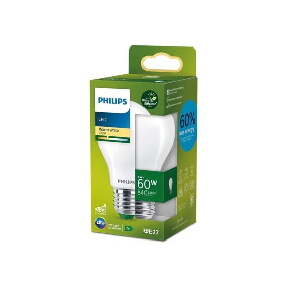 Philips Lamp Led Cla 60W A60 E27 2700K