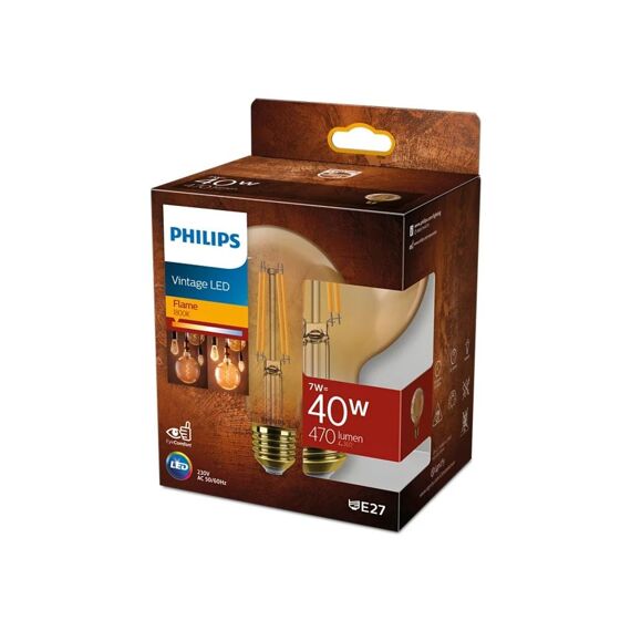 Philips Lamp Led G95 40W 1800K E27