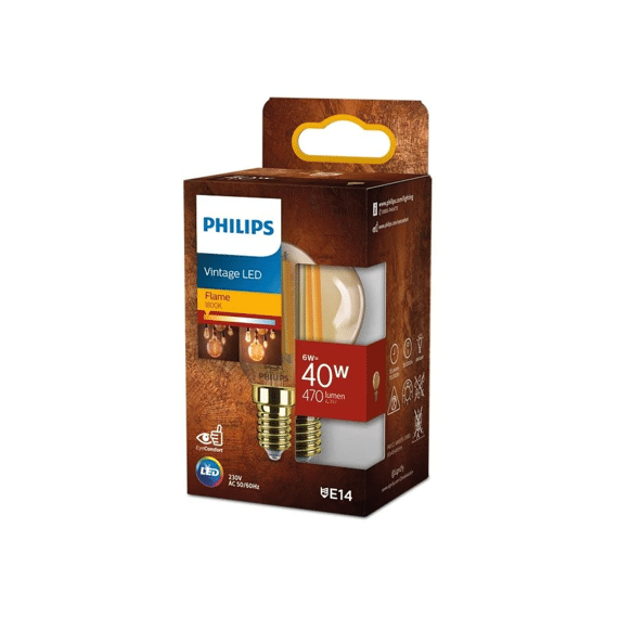 Philips Lamp Led P45 40W 1800K E14