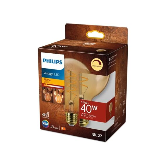 Philips Lamp Led G95 40W 2200K E27