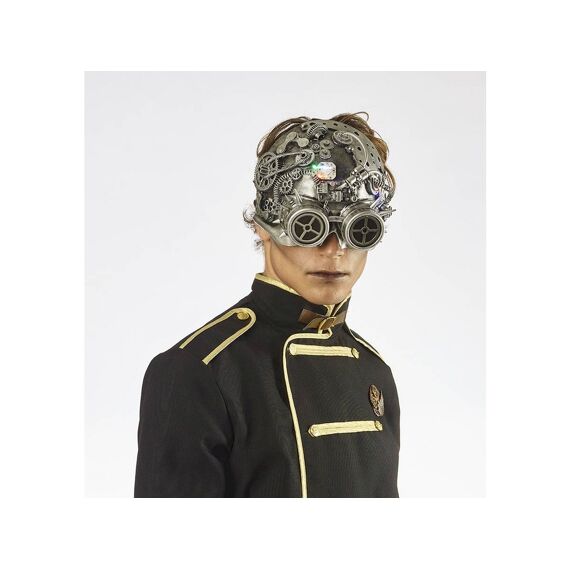 Masker Steampunk Led Brons