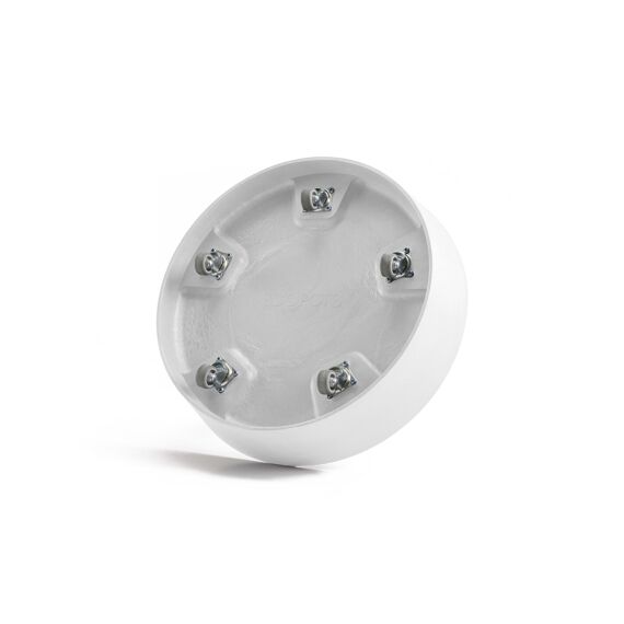 Ecopot Saucer Wheels 40 Pure White