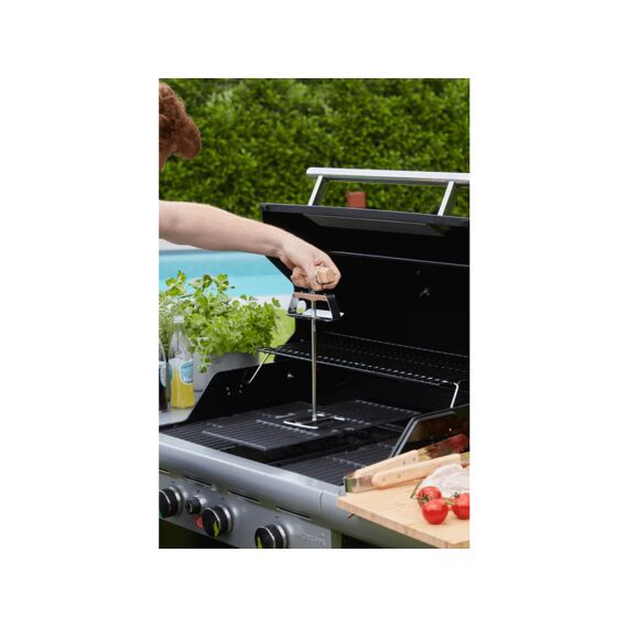 Barbecook Grid Lifter Uit Roestvrij Staal En Hout