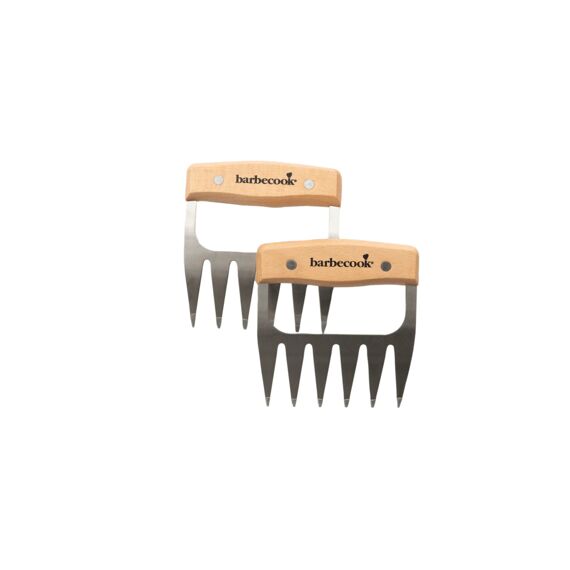 Barbecook Meat Claws Uit Roestvrij Staal En Hout Set/2