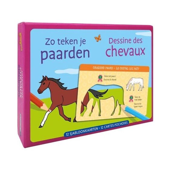 Zo Teken Je Paarden 12 Sjabloonkaarten