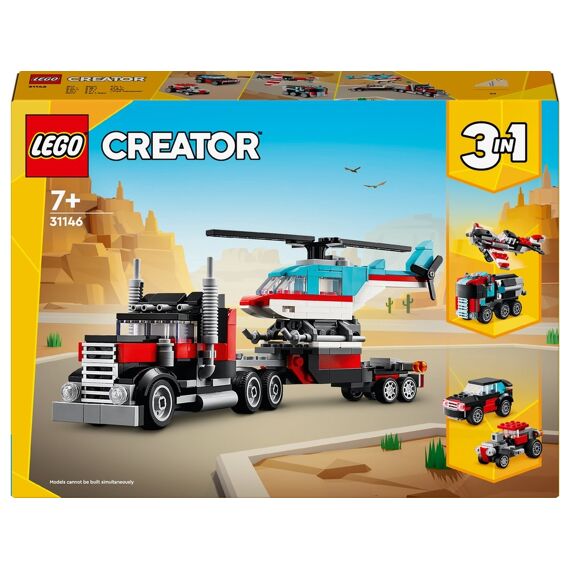 LEGO Creator 31146 Truck Met Helikopter