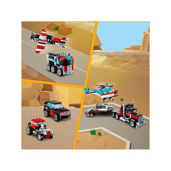 LEGO Creator 31146 Truck Met Helikopter