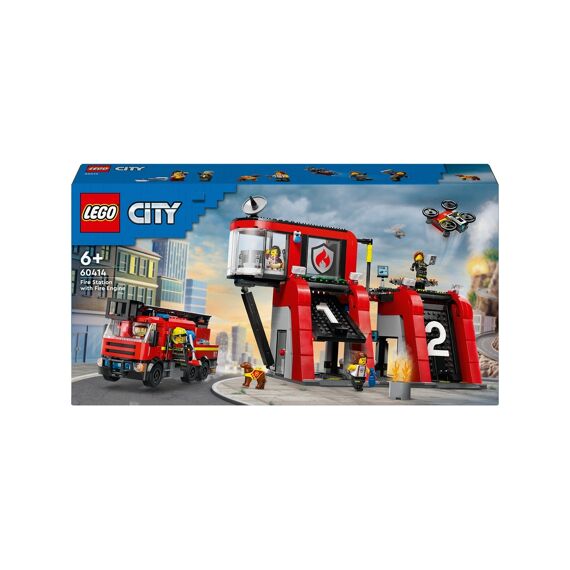 Lego City 60414 Brandweerkazerne En Brandweerauto