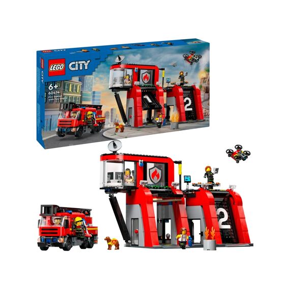 Lego City 60414 Brandweerkazerne En Brandweerauto