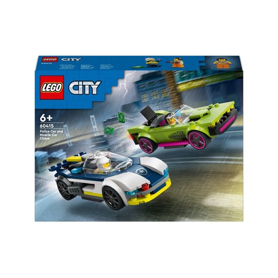 LEGO City 60415 Politiewagen En Snelle Autoachtervolging