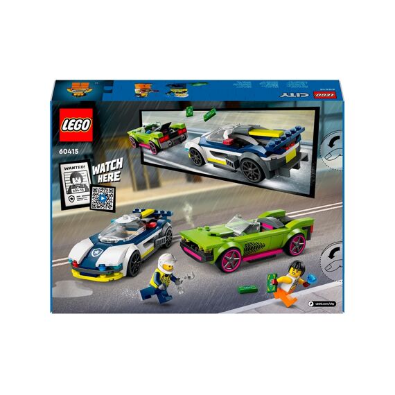 LEGO City 60415 Politiewagen En Snelle Autoachtervolging