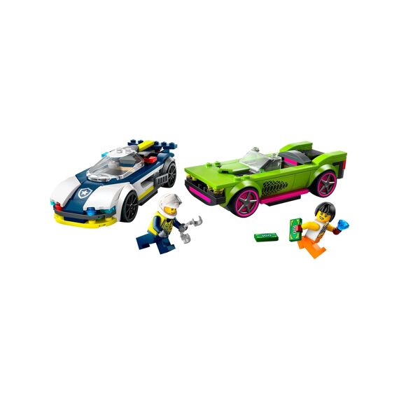 LEGO City 60415 Politiewagen En Snelle Autoachtervolging