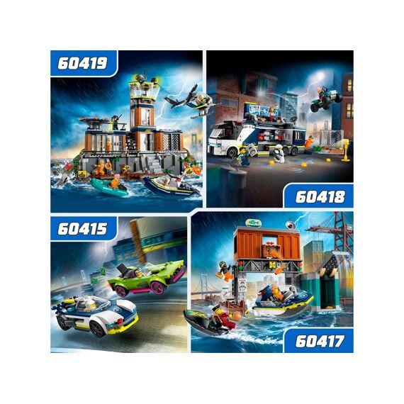 LEGO City 60415 Politiewagen En Snelle Autoachtervolging