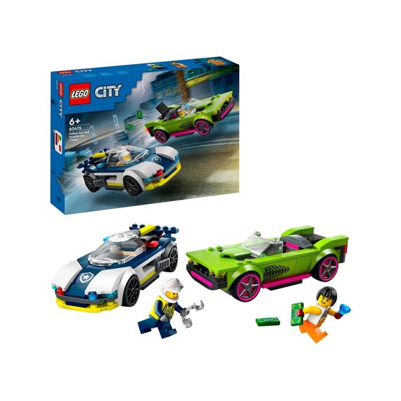 LEGO City 60415 Politiewagen En Snelle Autoachtervolging