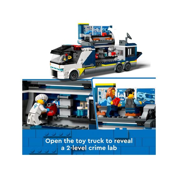 LEGO City 60418 Politielaboratorium In Truck