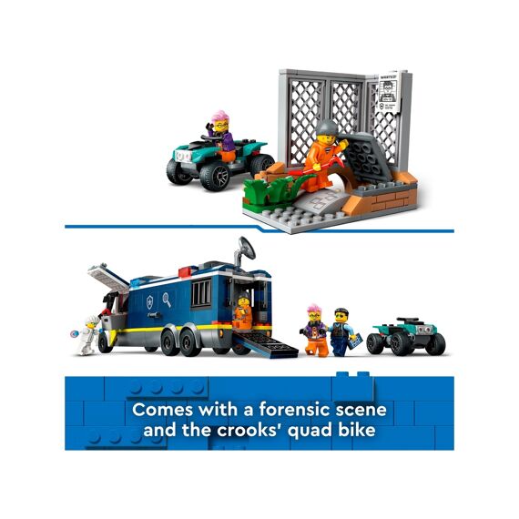 LEGO City 60418 Politielaboratorium In Truck