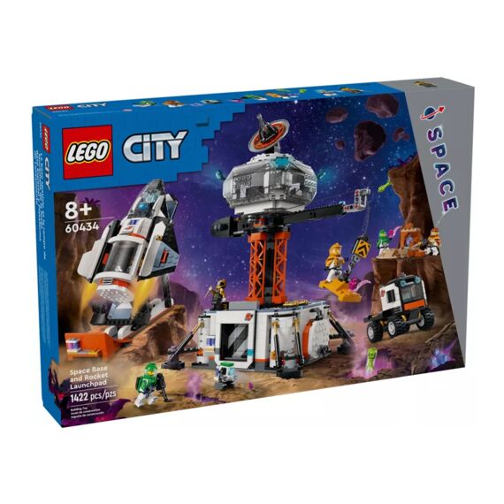 LEGO City 60434 Ruimtebasis En Raketlanceringsplatform