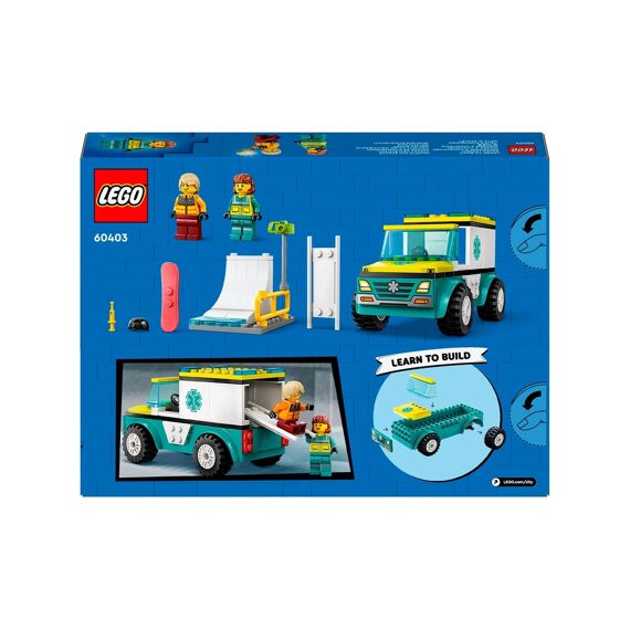 LEGO City 60403 Ambulance En Snowboarder