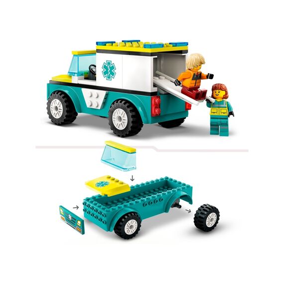 LEGO City 60403 Ambulance En Snowboarder