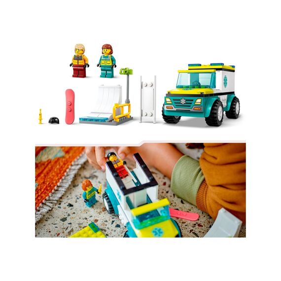 LEGO City 60403 Ambulance En Snowboarder