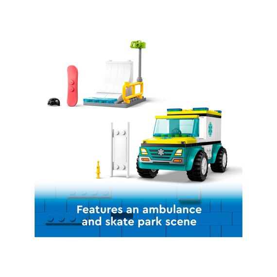 LEGO City 60403 Ambulance En Snowboarder