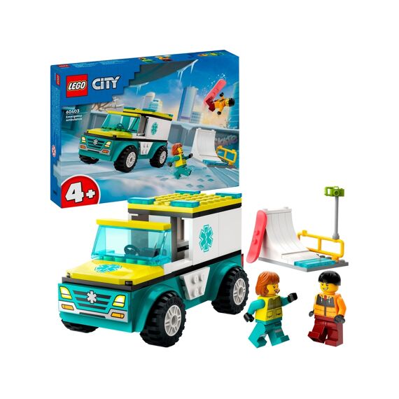 LEGO City 60403 Ambulance En Snowboarder