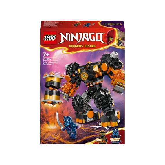 LEGO Ninjago 71806 Cole'S Elementaire Aardemecha