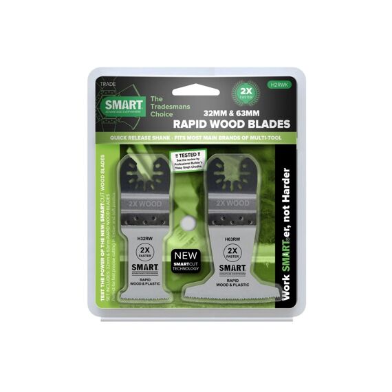 Smart Trade 2 Piece Rapid Wood Blade Kit