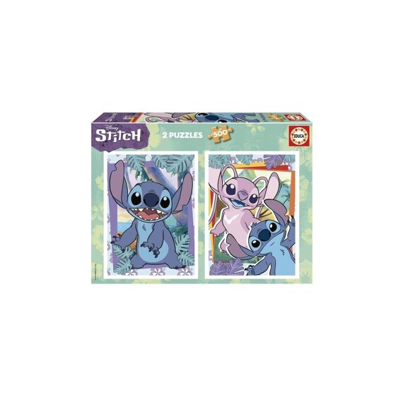 Educa Puzzel 2X 500 Stuks Stitch