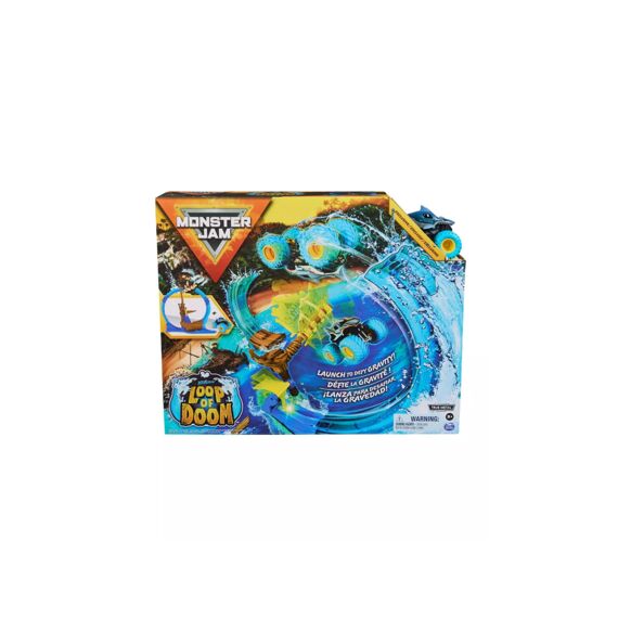 Monster Jam 1:64 Megalodons Loop Of Doom Playset