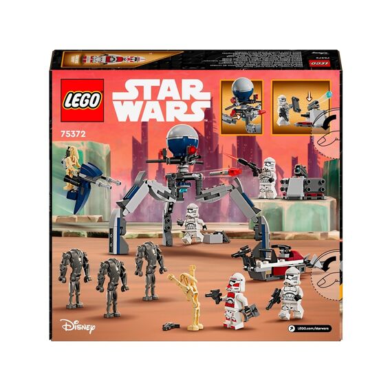 LEGO Star Wars 75372 Clone Trooper & Battle Droid Battle Pack