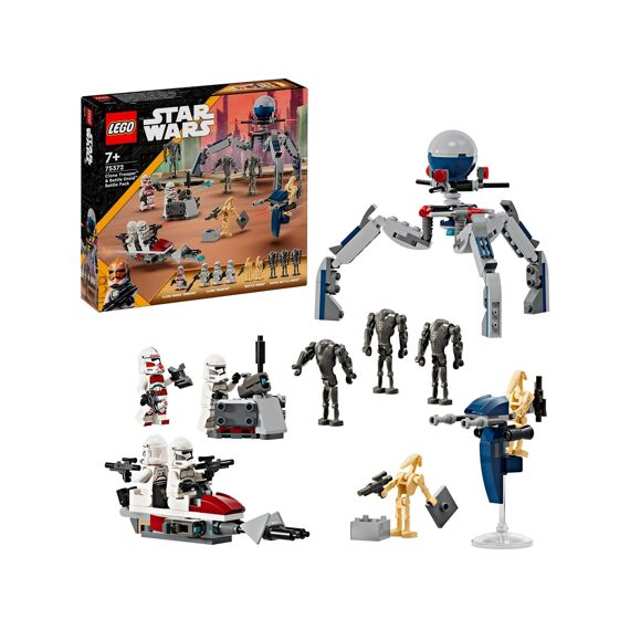 LEGO Star Wars 75372 Clone Trooper & Battle Droid Battle Pack