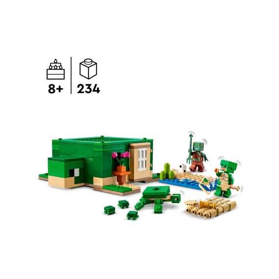 LEGO Minecraft 21254 Het Schildpadstrandhuis