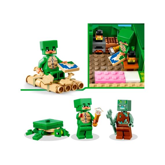 LEGO Minecraft 21254 Het Schildpadstrandhuis