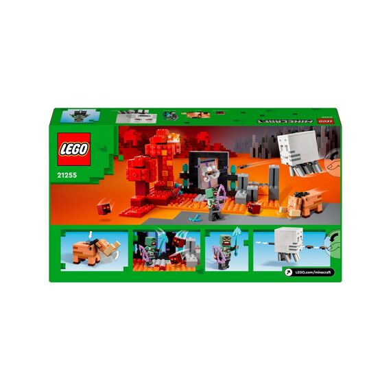 LEGO Minecraft 21255 Hinderlaag Bij Het Nether-Portaal