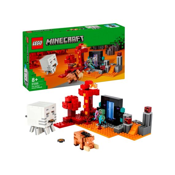 LEGO Minecraft 21255 Hinderlaag Bij Het Nether-Portaal