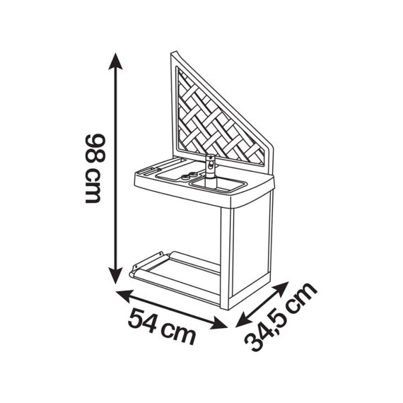 Smoby 810918 Buitenkeuken