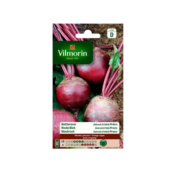 Vilmorin Rode Biet Detroit 2 Ras Darko